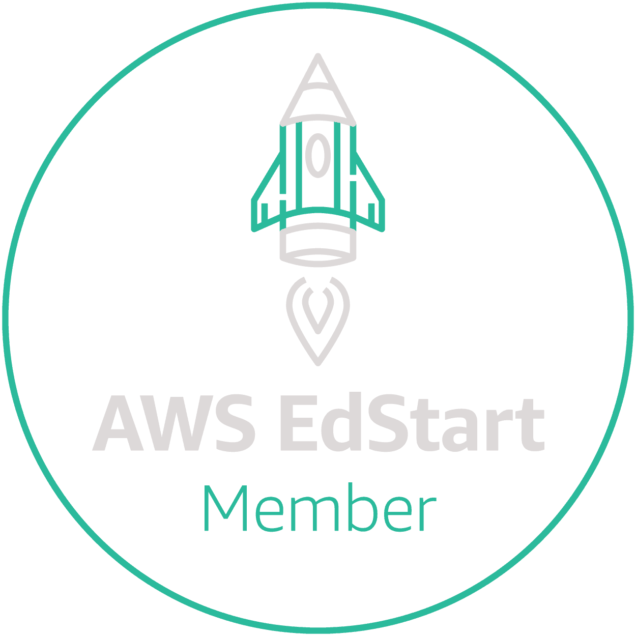 selo de membro da aws edstart